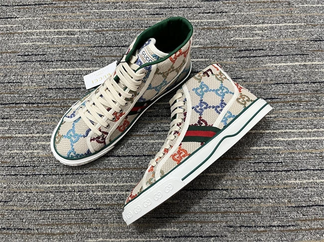 vibrant G*u*i high top sneaker 221