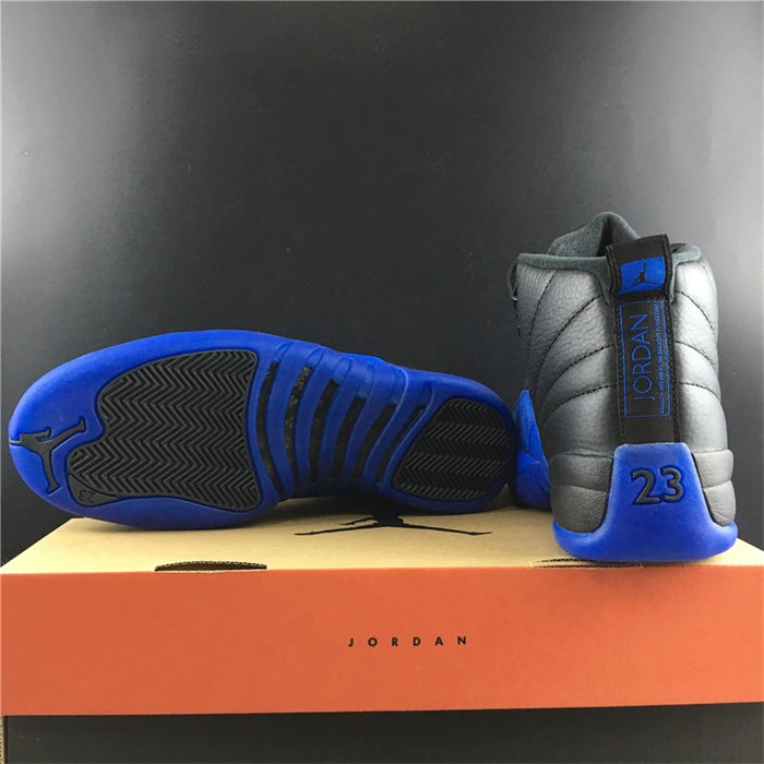 Premium Jordan 12 Retro Black Game Royal 130690- 4155