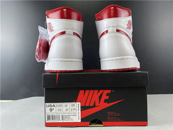Resilient Jordan1 Retro Metallic Red 555088- 3768