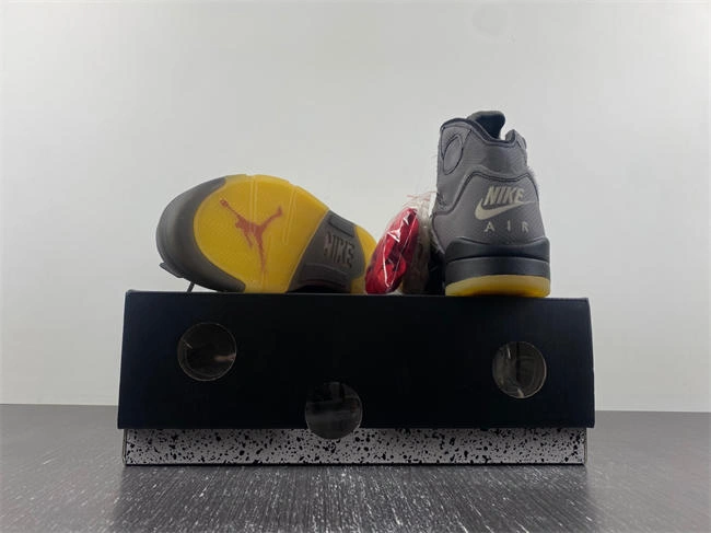 Comfortable Jordan5 Off-White Black CT8480- 5043