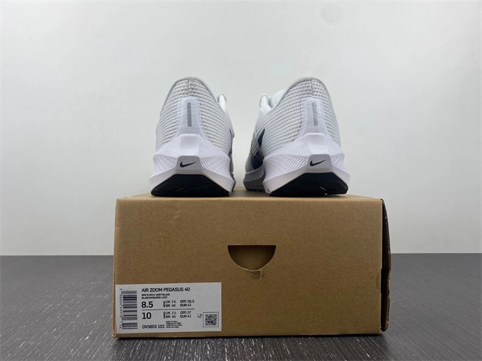 Nike Air Zoom Pegasus 40 White Black Photon Dust DV3853- Colorful 5303