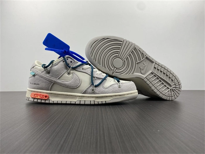 Tailored Nike Dunk Low Off-White Lot 16 DJ0950- 5058