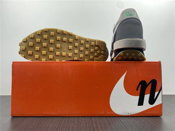 Popular Nike LD Waffle sacai CLOT Kiss of Death 2 Cool Grey 5227