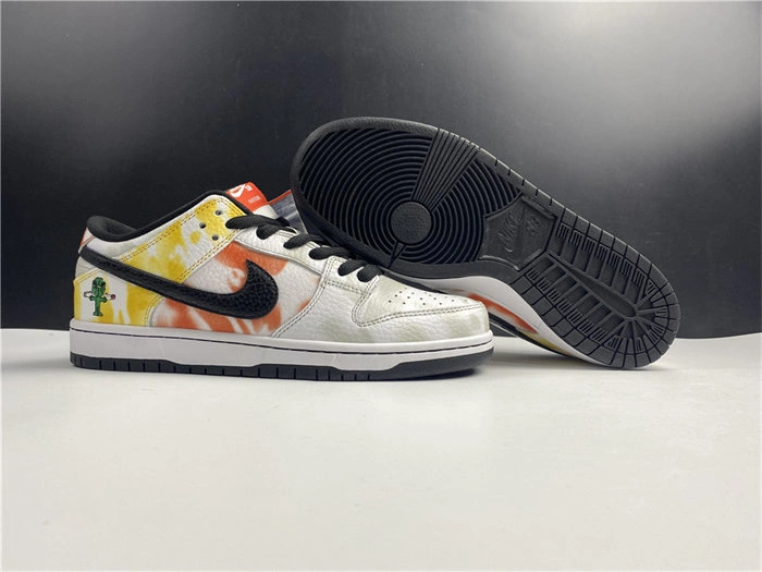 Nike SB Dunk Low Raygun Tie-Dye White BQ6832- Affordable 4901